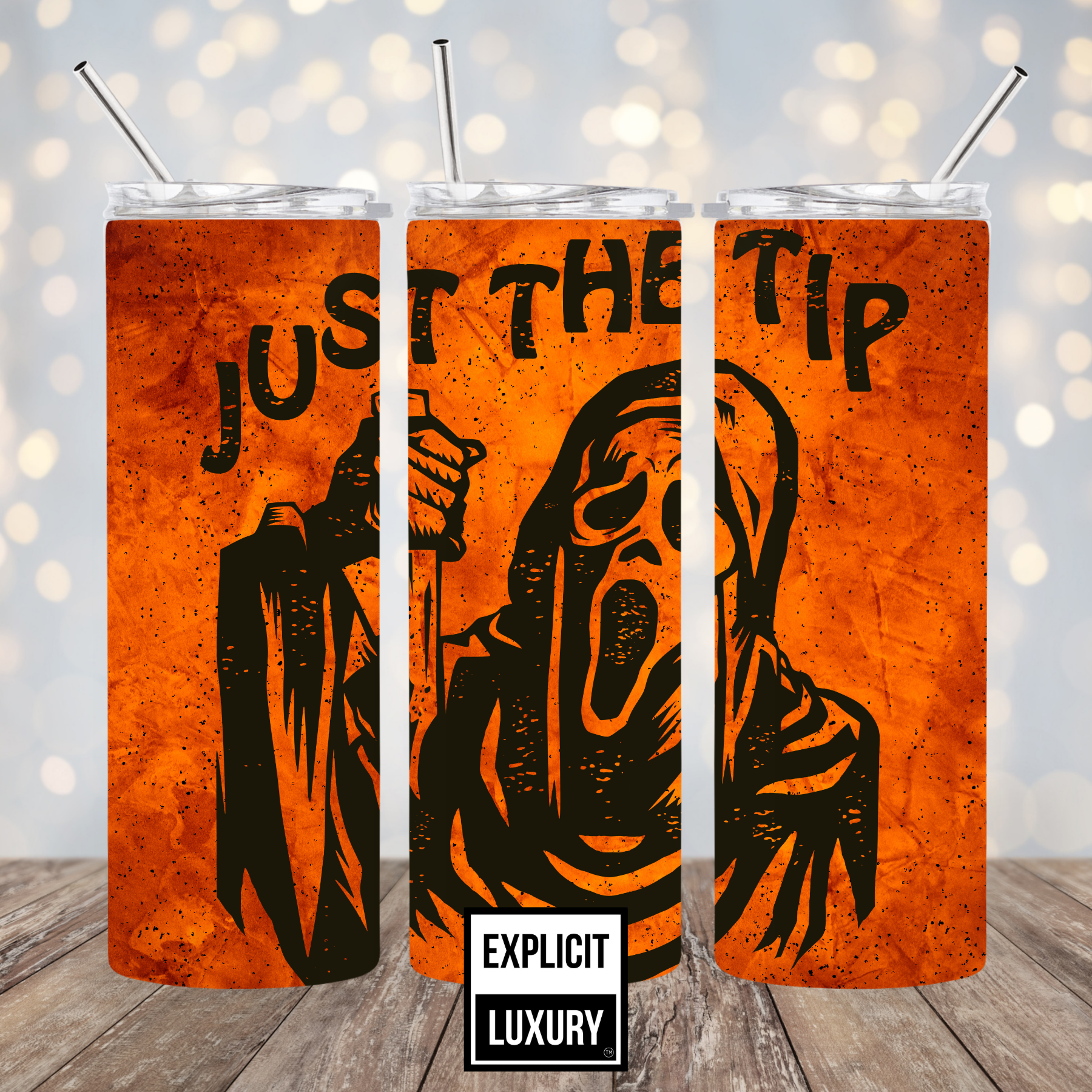 Just The Tip Halloween Tumbler 20oz Skinny