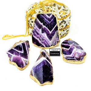 Dream Amethyst Slice Necklace - TKT