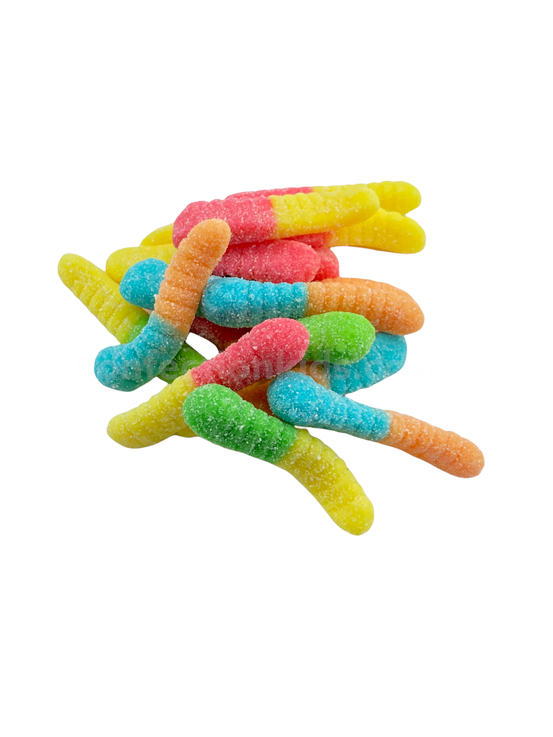 Sour Neon Gummy Worms